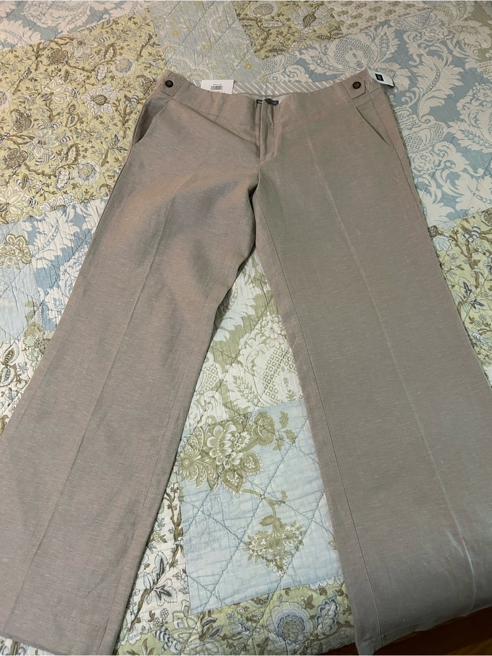 Women’s Size 12 Gap Dress Pants Cotton/Linen Tan